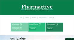 Desktop Screenshot of pharmactive.com.br